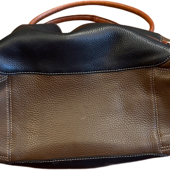 Authentic vintage leather Cole Haan three tone tote bag - Picture 8 of 9